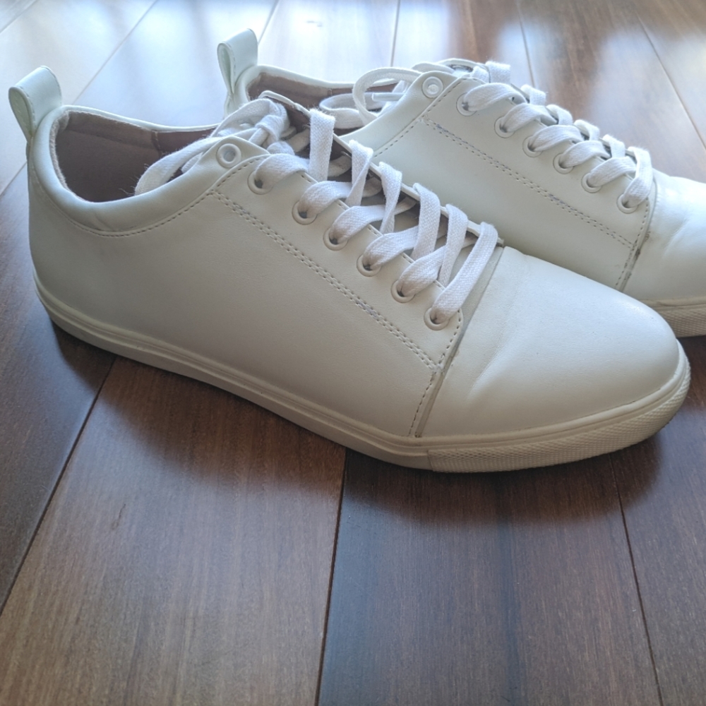 Matt & Nat White Vegan Leather Sneakers